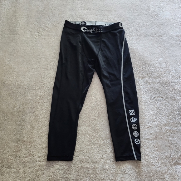 Ethika Subzero Performance 3/4 Tight, Men's Size Medium - Black - Picture 7 of 9
